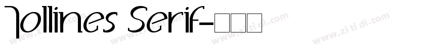 Jollines Serif字体转换